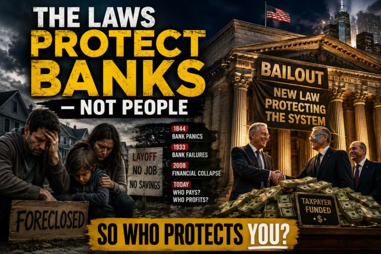 The laws protect banks so who protects you financial freedom and digital assets featured image